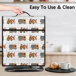 Keukenmachine Hoezen - Apparaatbeschermer Mixer - Keuken Organisatie - Met Opbergvakken - 43 x 37 x 28.5 cm - Gekleurd