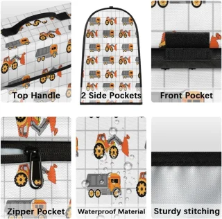 Keukenmachine Hoezen - Apparaatbeschermer Mixer - Keuken Organisatie - Met Opbergvakken - 43 x 37 x 28.5 cm - Gekleurd