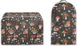 Keukenmachine hoezen set met paddenstoel snail print