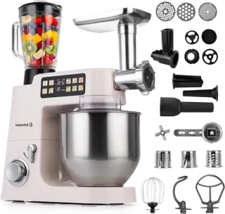 Keukenmachine keukenrobot mixer beige
