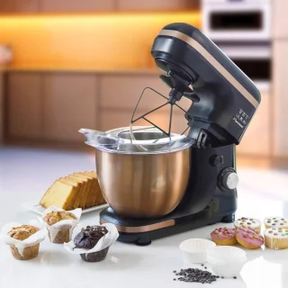 Keukenmachine Kneedmachine Deegmachine Zwart Koper