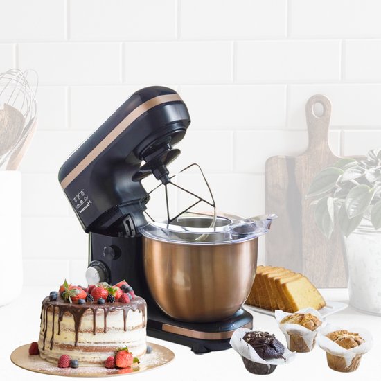 Keukenmachine Kneedmachine Deegmachine Zwart Koper review