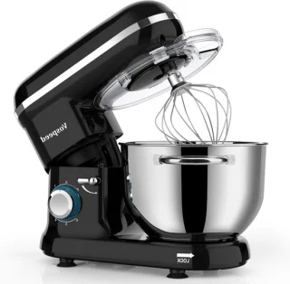 Keukenmachine, kneedmachine en elektrische mixer zwart