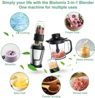 Keukenmachine met foodprocessor en blender