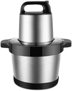 Keukenmachine met hakmolen, zilver