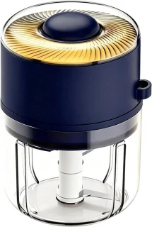 Keukenmachine mini hakmolen 350 ml blauw