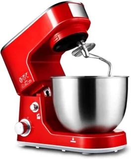 Keukenmachine mixer 5 liter rood