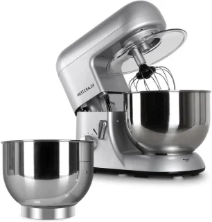 Keukenmachine mixer 5.2 liter zilver