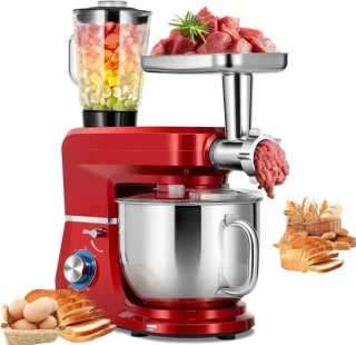 Keukenmachine mixer blender rood