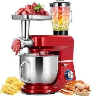 Keukenmachine mixer blender rood