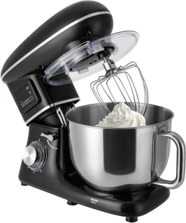 Keukenmachine mixer deegmachine 6.5 liter zwart