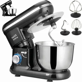 Keukenmachine mixer deegmaker 4.5 liter zwart