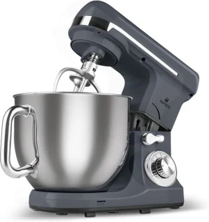 Keukenmachine mixer kom grijs
