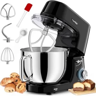 Keukenmachine - Mixer Kom - Zwart