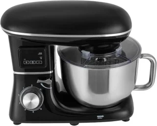 Keukenmachine mixer met kom, zwart