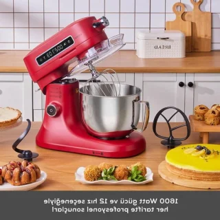 Keukenmachine mixer rood