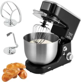 Keukenmachine mixer standmixer zwart zilver