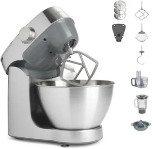 Keukenmachine mixer zilver