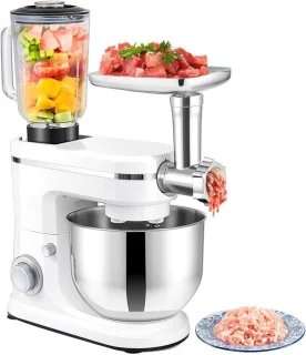 Keukenmachine Mixer/Blender 6L Zilver