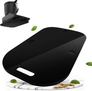 Keukenmachine plank apparaatglijder zwart hoogglans