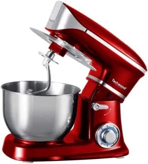 Keukenmachine rood met planetaire mixer