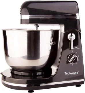 Keukenmachine RVS-kom 3,5 L Zwart