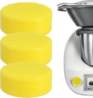 Keukenmachine schakelaarhoes 8 cm geel