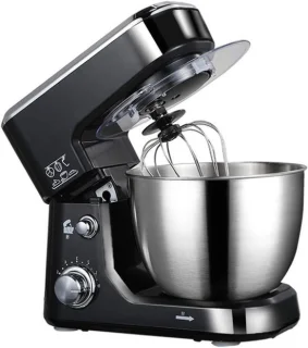 Keukenmachine standmixer 4 liter kom zwart