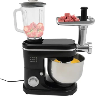 Keukenmachine zwart zilver