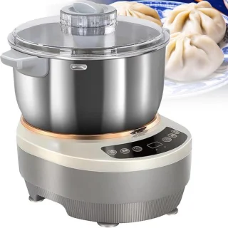 Keukenmeel Kneedmachine - Deegmaker Automatisch - Bakken Thuis - Gepatenteerde Kneedtechnologie - 5L - Zilver
