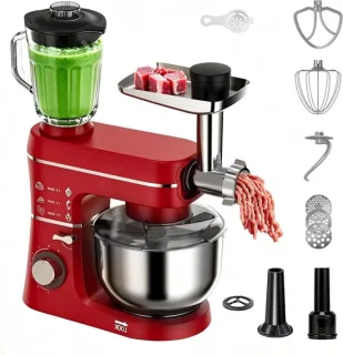 Keukenmixer 10 liter rood