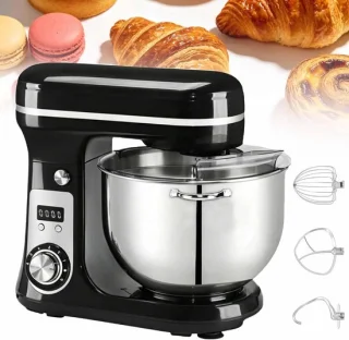 Keukenmixer bakmachine 6L kom zwart