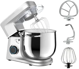 Keukenmixer deegmixer zilver