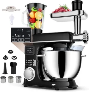 Keukenmixer deegmixer - zwart