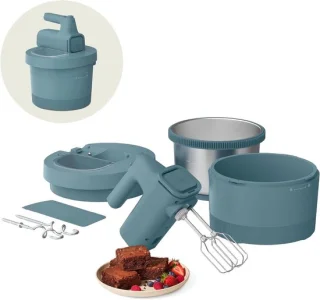 Keukenmixer en blender 2-in-1 blauw