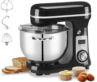 Keukenmixer Foodprocessor Keukenrobot 1200W Zilver