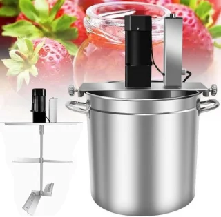 Keukenmixer roerapparaat 15 liter zilver