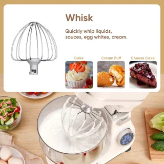 Keukenmixer Rood 1200W 5L OLED Touchscreen