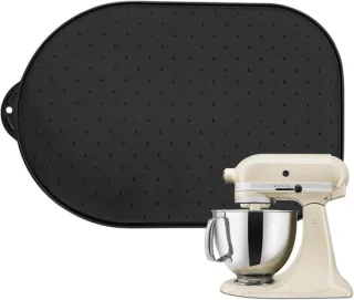 Keukenmixer schuifmat zwart