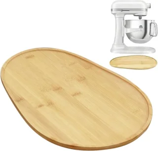 Keukenmixer schuiver apparaat glijmat 38,7 x 27,5 cm houtkleur