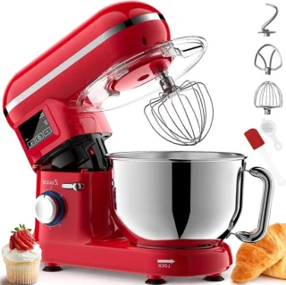 Keukenrobot 5.5 liter rood