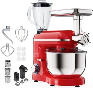 Keukenrobot foodprocessor rood