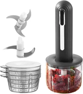 Keukenrobot Mini 400 ml zwart