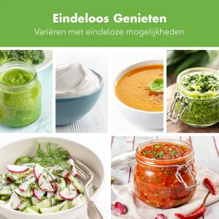 KitchenBrothers Hakmolen 0,5L Zwart