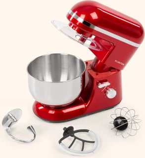 Klarstein Bella Elegance Keukenmachine 2000W 5,2L Rood