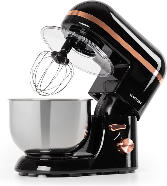 Klarstein Bella Elegance Keukenmachine 2000W 5,2L RVS Zwart review