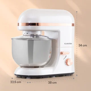 Klarstein Bella Elegance Keukenmachine 2000W 5L Wit