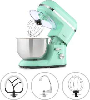 Klarstein Bella Elegance Keukenmachine Mixer 5L Pastelgroen