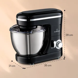 Klarstein Bella Mini Keukenmachine 1200W Zwart