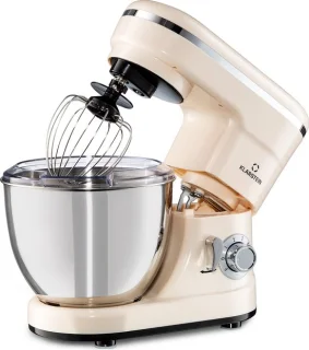 Klarstein Bella Mini Roermachine 1200W 4L Crème